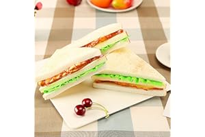 Zzooi Artificial Lifelike Simulated Vegetable Sandwich Faux Vegetable Sandwich 1PCS