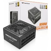 darkFlash PMT650 650W ATX 3.1 PCIe 5.1 80 Plus Gold Fully Modular PSU Black | Braided Modular Cables, Cable Storage Bag, And Installation Gloves Included For Cleaner, Easier PC Builds