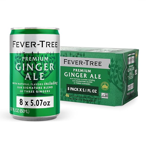 FEVER-TREE GINGER ALE – PREMIUM MIXER FOR COCKTAILS...