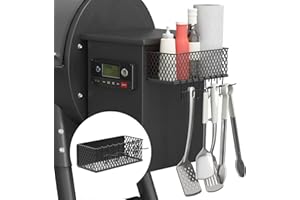 lehorra 1-Pack Magnetic Storage Bins for Traeger - Accessories for traeger Grills Compatible with Ironwood 885, Pro Series 34, Pro Series 22, Pro D2 575, Pro 780, Ironwood 650 And Pit boss, Z-Grills