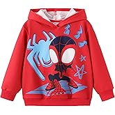 Marvel Avengers Spiderman Iron Man Captain America Venom Boy Girl Hoodie Graphic Sweatshirt Lightweight Cloth Pullover 2-9Y