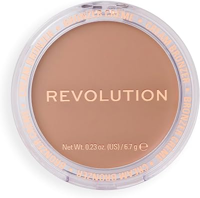 Makeup Revolution, Ultra Cream Bronzer, Light, Para Tons de Pele Claros, 6,7 g