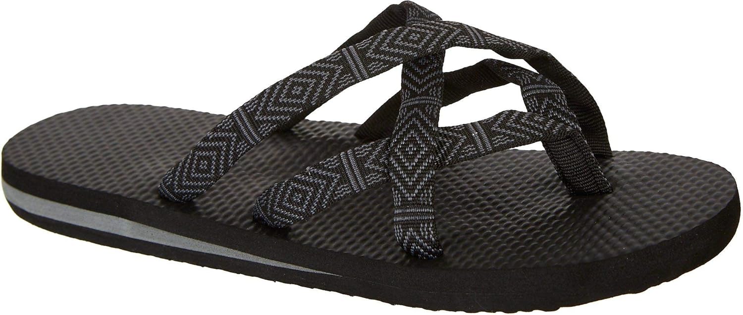 Amazon.com | Reel Legends Womens Elsa Flip Flops | Flip-Flops