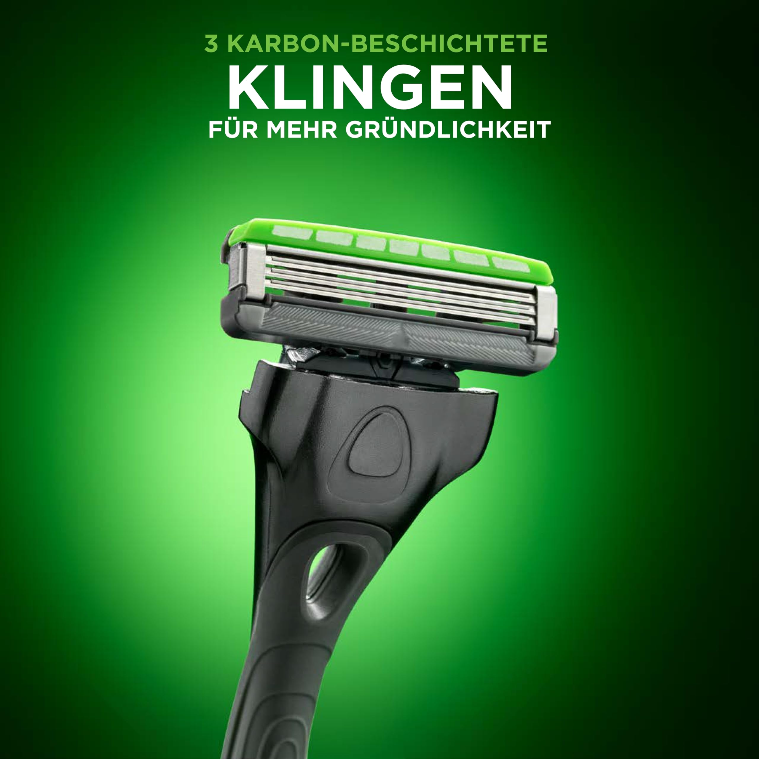 Wilkinson Sword - Hydro 3 Rasierer für Männer, 4 Ersatzklingen, Feuchtigkeitsspendende Gel-Pools 3