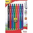 Pentel EnerGel-X Colors Retractable Liquid Gel Pen, 0.7mm, Metal Tip, Assorted Ink, 8 Count (Pack of 1)