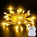 Dalugo 3M 30 LED Warm White Battery Fairy Lights Timer IP65 view 1