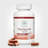 Nutraxcol Pharmaceuticals Optimus Life Zeolite, Mushroom Supplement – Daily Support for Immunity, Detox & Antioxidant Protection – Adaptogenic Blend with Zeolite & Superfoods – 60 Capsules
