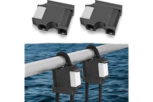 Huntury Boat Fender Hanger, Boat Rail and Cleat Fender Clips, Quick Connect and Release Fender Lines, Boat Bumper Adjuster