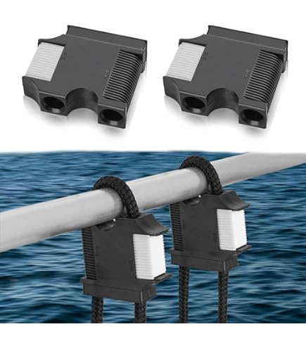 thumbnail image 2 of Set Of 4 Boat Railing Straps For Holding Dock Line Rope On Boat - Royal Blue 2 of 9