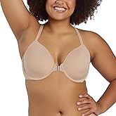 LEADING LADY, Luna, Underwire Bra, Front-Closure, Mesh Racerback, Lightly Padded Cups, Smoothing, Bras for Women, 40A-46DDD