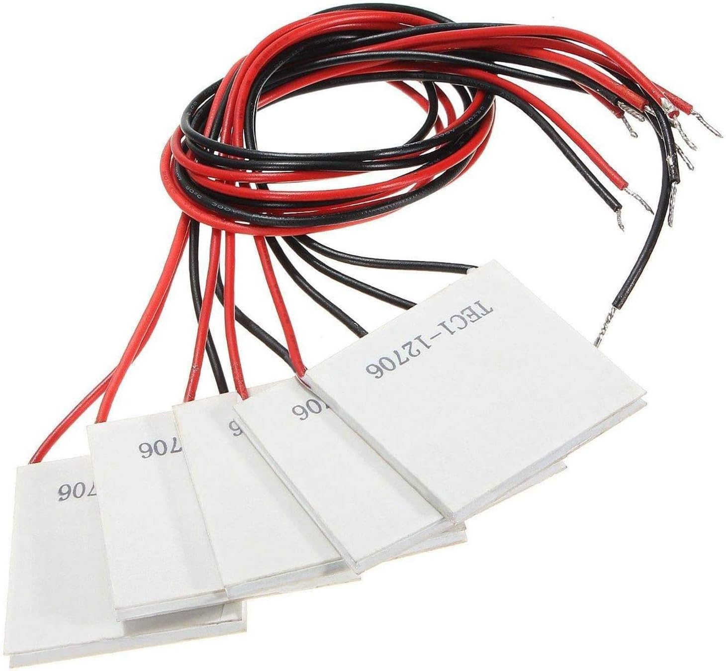 KIMILAR 5pcs TEC1-12706 12V 5.8A 60W Refrigerador termoeléctrico enfriamiento Módulo placa Peltier