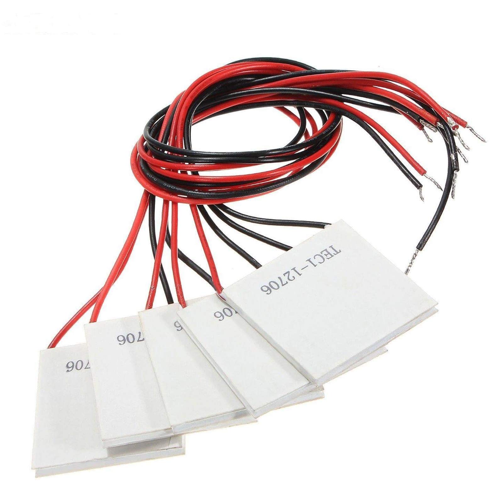 KIMILAR 5pcs TEC1-12706 Heatsink Thermoelectric Cooler Cooling Plate Peltier Module 12V 60W