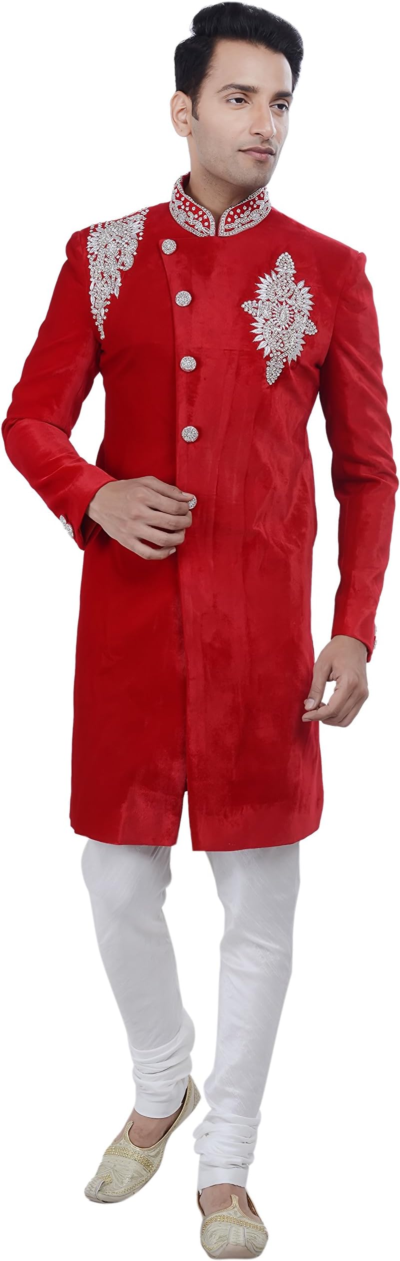 Men's Indian Indo Western Sherwani 2pc Suit (Worldwide Post)