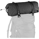HIKEMAN External Backpack Expansion Pouch 12L, Detachable Add-on Storage Bag, External Storage Pouch for Outdoor Mountaineering Hiking Travel Backpacking (Black)