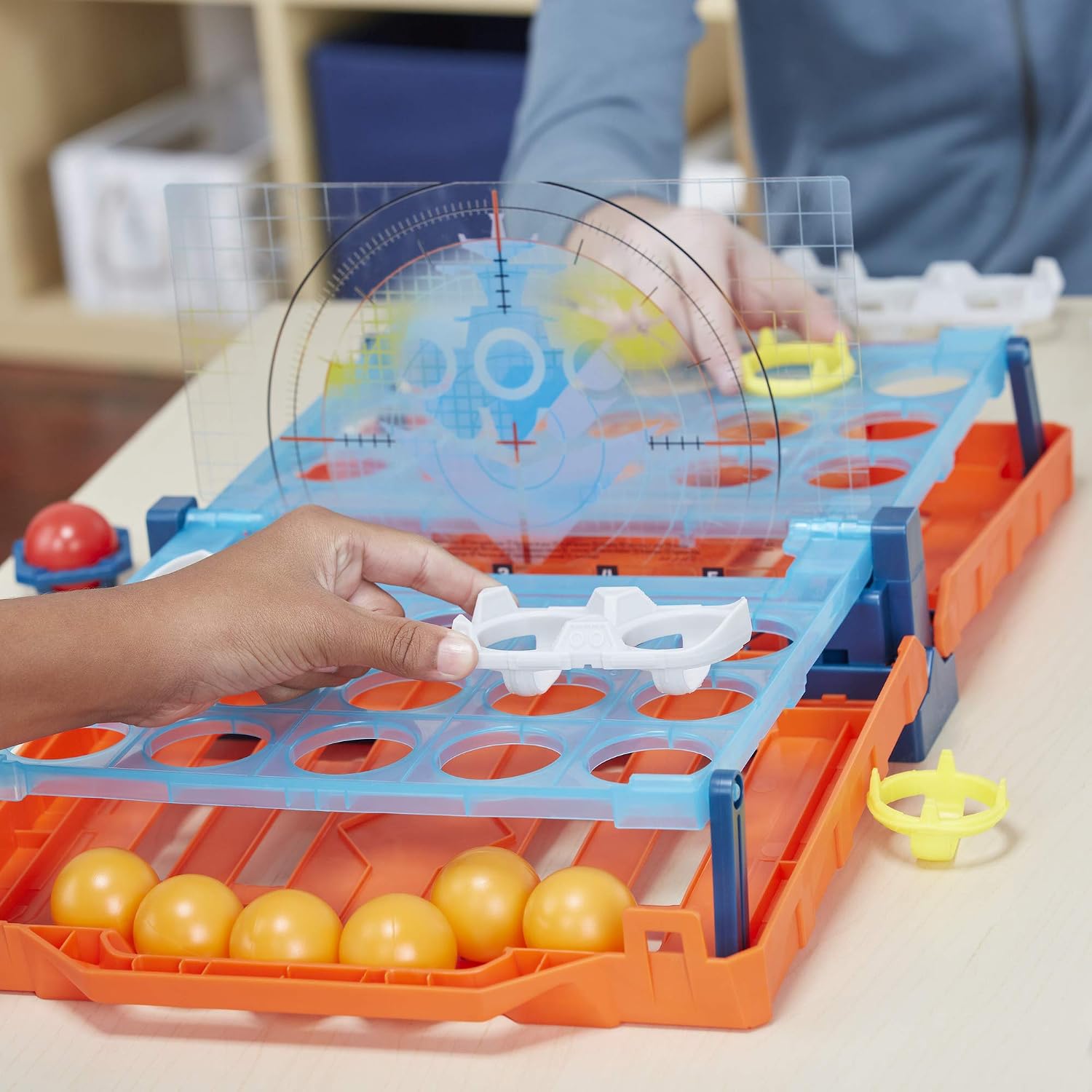Touché-Coulé Shots - Naval Battle Board Game - Strategy Game - French Version, Red,yellow - Image 5