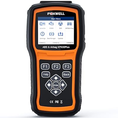 FOXWELL NT630 Plus OBD2 Scanner OBD II Diagnostic SRS ABS Autobleed Car Code Reader with SAS Calibration