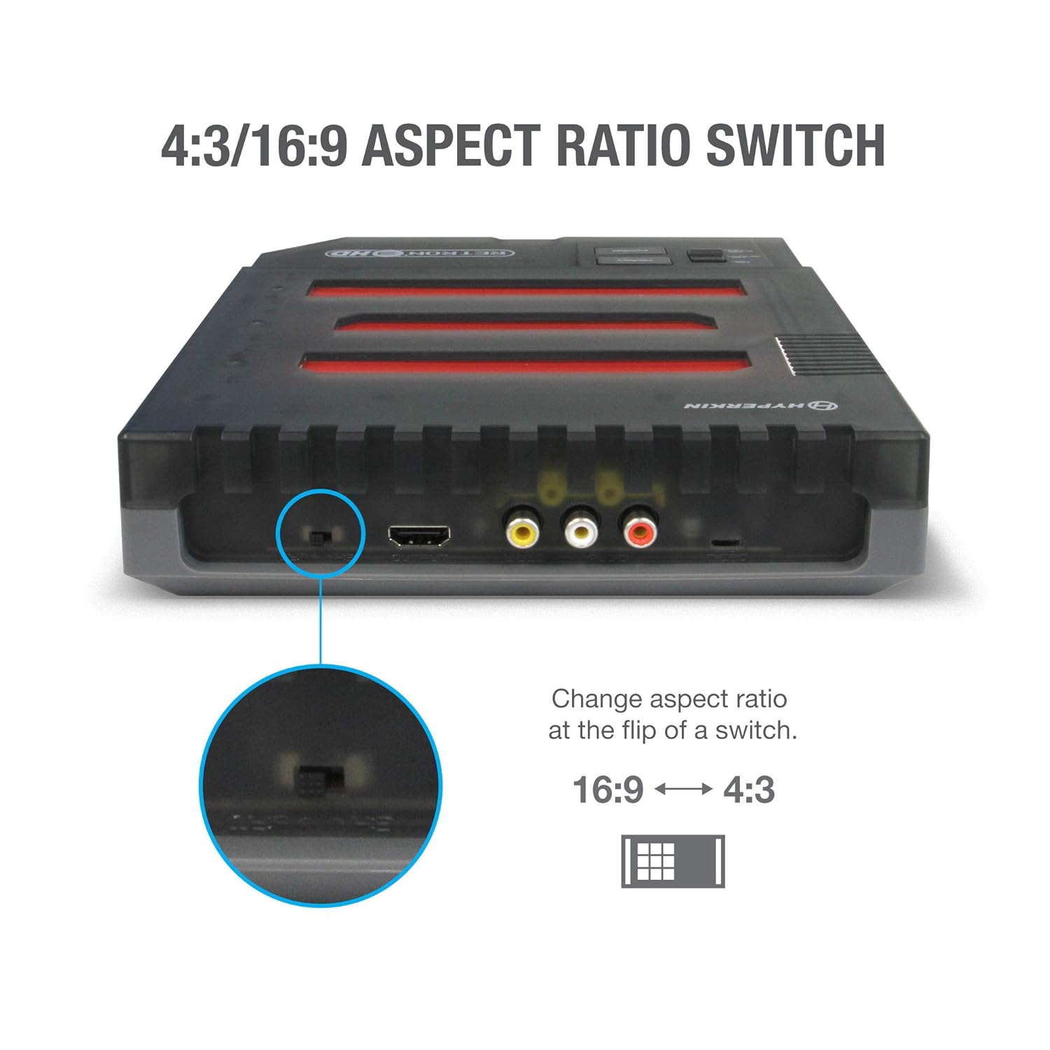 Hyperkin RetroN 3 HD 3-in-1 Retro Gaming Console for NES, Super Famicom, and Genesis/ Mega Drive (Space Black) - Sega Genesis: Video Games