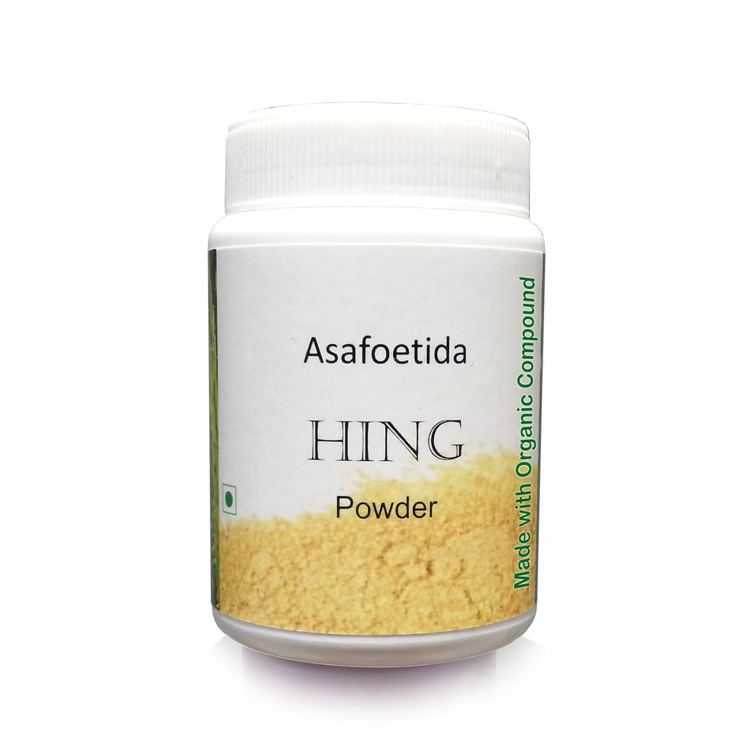 Earthon Organic Asafoetida (Ground) 100g (3.5 oz), Best Quality, A+