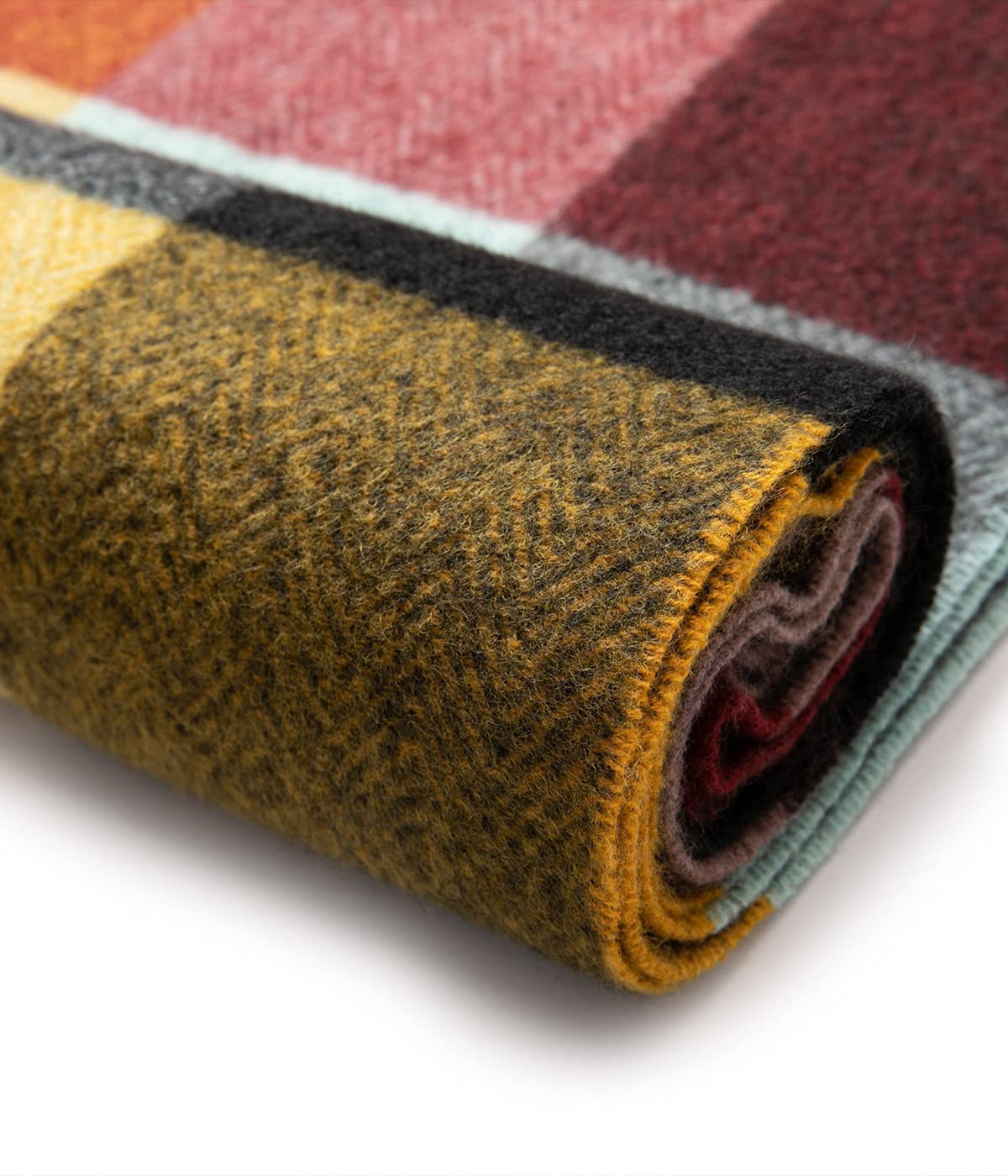 Villand Women's Wool Scarf - Cashmere Feel Winter Checked Scarves for Women, Large Soft Thick Shawls and Wraps with Gift Box