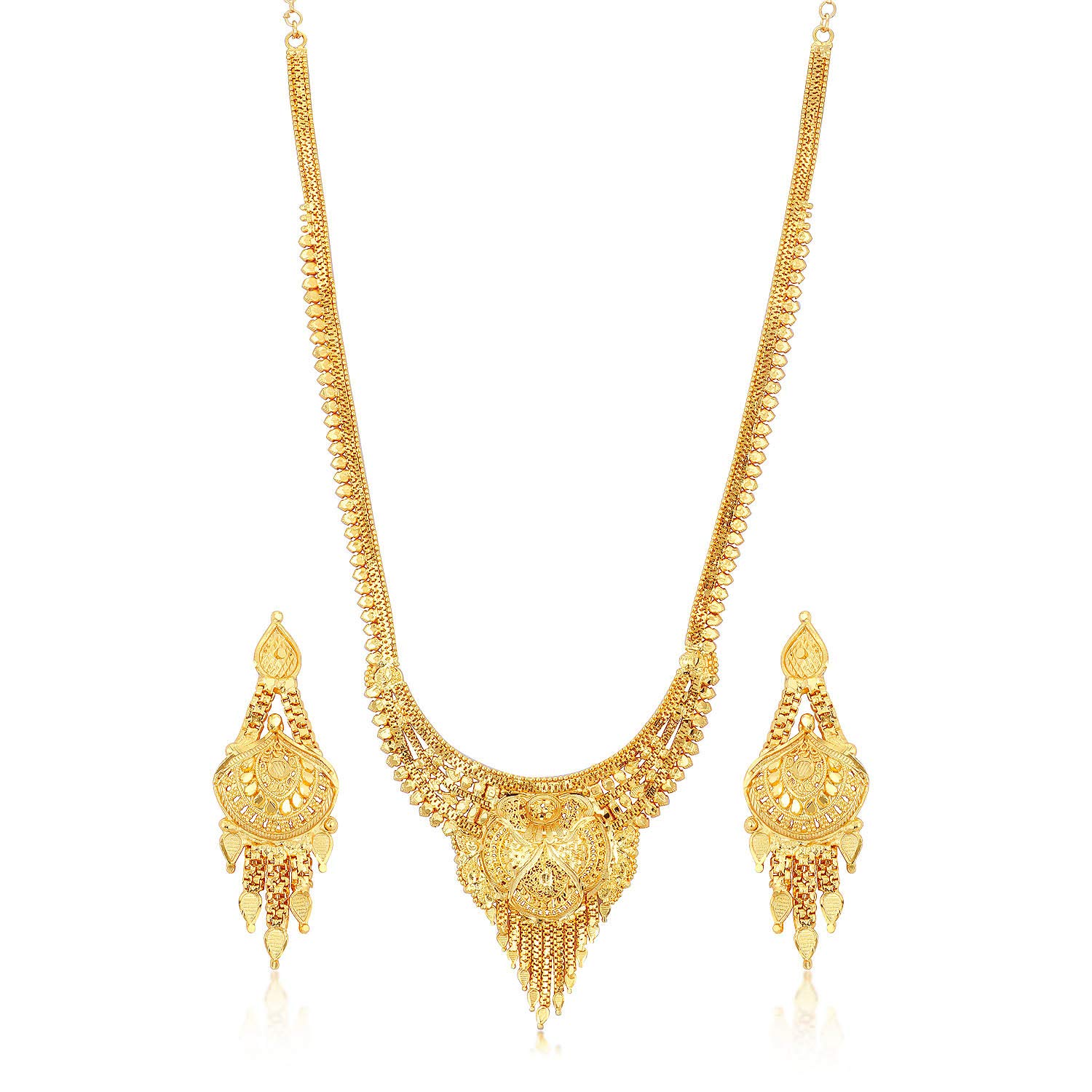 Buy Sukkhi Ritzy 24 Carat Gold Plated Wedding Jewellery Long Haram