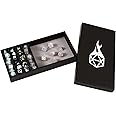 Forged Dice Co. Dice Battle Pit Dice Tray - 2 Dice Trays in 1 with Staging Area - Rolling Tray and Storage Compatible with Any Dice Game, D&D and RPG Gaming - Gray
