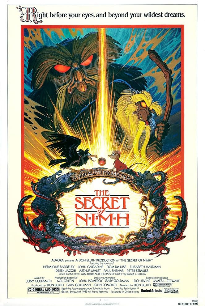 MCPosters The Secret of Nimh GLOSSY FINISH Movie Poster - MCP452 (24" x 36" (61cm x 91.5cm))