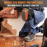 WrightFits Gel Work Knee Pads Heavy Duty Knee Protectors High-Density Foam view 7