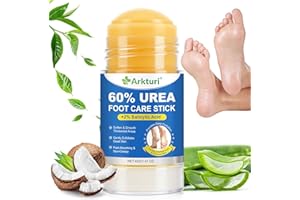 Urea Cream, Maximum Strength Urea Foot Cream, 60% Urea Cream Stick plus 2% Salicylic Acid Callus Remover for Dry Cracked Heel