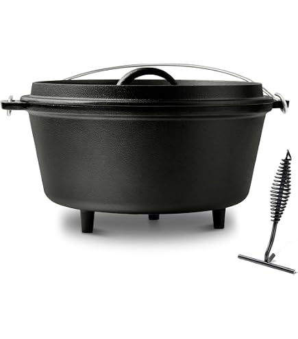 Amazon.com: Old Mountain 10177 Pre Seasoned 8-Quart Dutch Oven