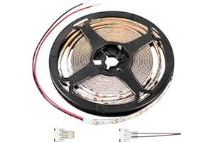 Obeaming RV Flexible LED Strip Light 12V Dimmable Tape Light 16.4 ft 600 LEDs 2000 Lumen Width 5/16” for Camper Van Motorhome Truck Trailer Interior Lighting, CRI 90+ Indoor Only (3000K)