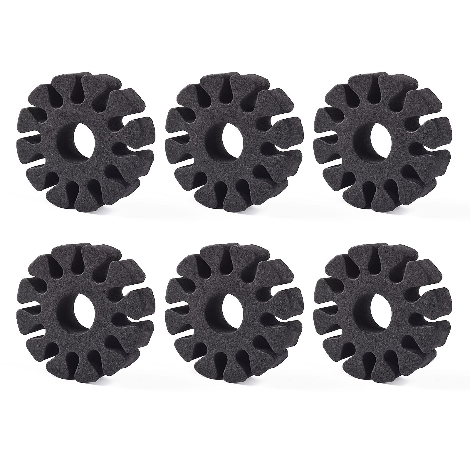 6 Pcs Portable Round EVA Foam Arrow Protection Rack Separator Holder Outdoor Hunting Archery Protective Gear Tool Holder Archery Accessory