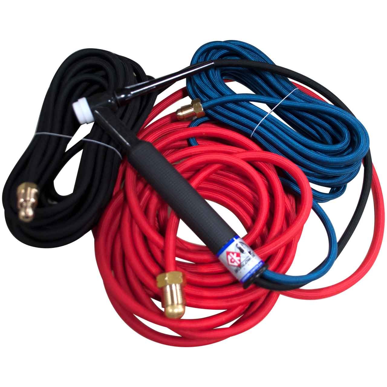 Photo 1 of CK Worldwide CK18-25SF 350A 25' Super-Flex TIG Torch Kit