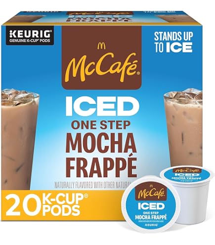 Amazon.com: Cold Iced Coffee K-Cups Variety Pack  8 Flavors, 16 Pods Top  Brands in One Box  Vanilla, Caramel, Hazelnut Latte, Mocha Frappe, Cookies  and more  Keurig Compatible : Grocery & Gourmet Food