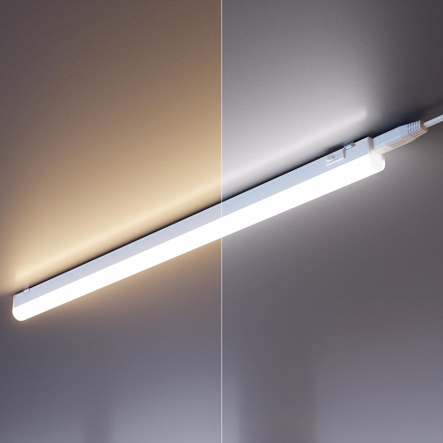 ledscom.de LED Under-Cabinet luminaire Rigel, 57,3cm - Colour Temperature Adjustable /, 8,328W, 830lm