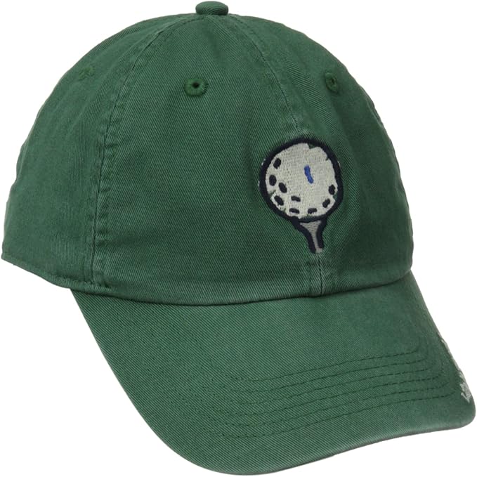 Life is Good Men's Golf Ball Chill Cap (Woodsy Green), One
