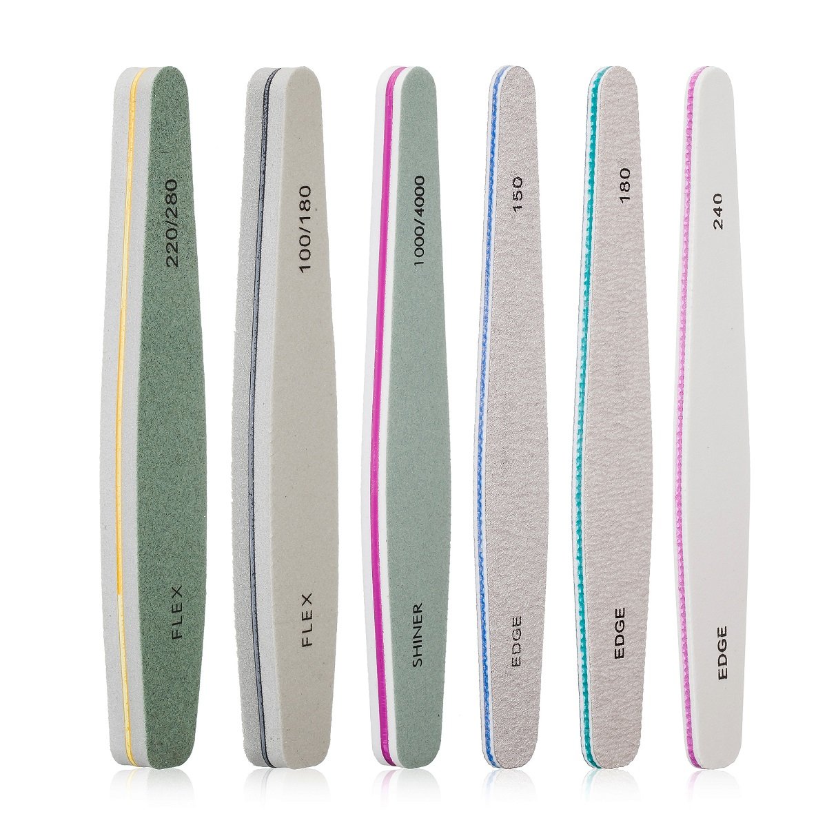 Professional Nail Files Double Sided Emery Boards Acrylic Gel Nail