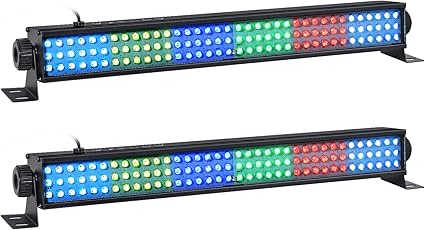lalucenatz 20 25w 108 led rgb stage light bar luces de lavado con control dmx auto play efecto estroboscopico uplighting para bodas eventos