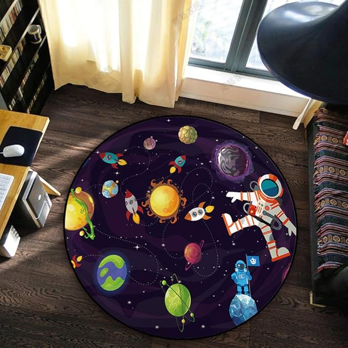 Amazon.de: XUELIAIKEE Indoor Runde Teppich Für Baby Kindergarten