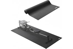 VEVOR Treadmill Mat for Carpet Floor Exercise Equipment Mat for Treadmills, Elliptical, Rowing Machine, High Density PVC Floo