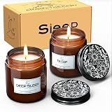 Bzhui Sleep Candles Lavender Chamomile Gift Set for Relaxation Women view 1