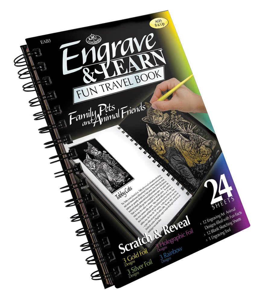Royal & Langnickel Engrave & Learn Family Pets and Animal Friends Designed Painting Set