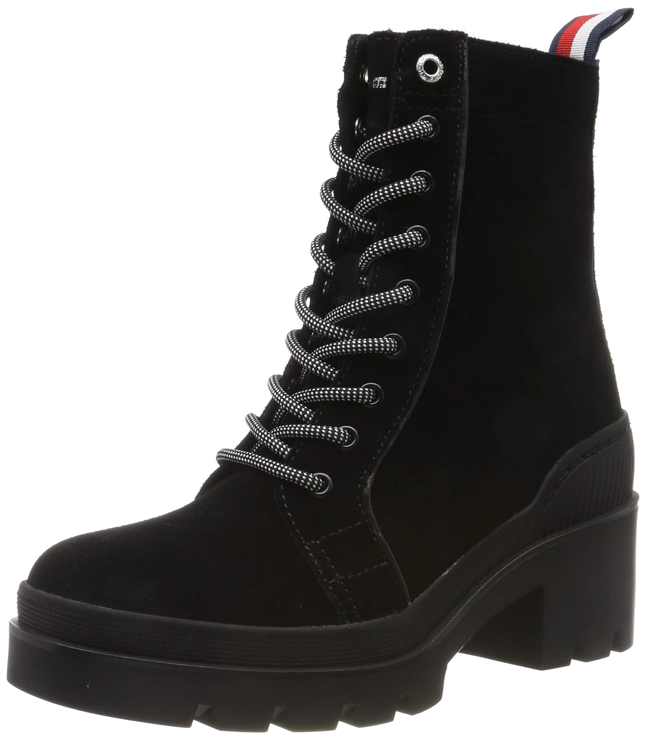 chunky lace up boots