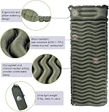 Unigear Ultralight Inflatable Sleeping Pad 188x66x6 cm Backpacking Mat view 4