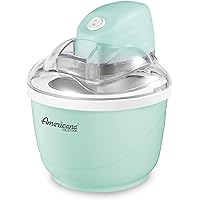 Americana Collection Elite EIM520M 1 Quart Automatic Easy Homemade Electric Ice Cream Maker, Frozen Yogurt, Sorbet, Gelato Tr