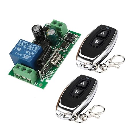 YLX Universal 433 MHz AC 110V 220V Kanal Fernsteuerungsschalter Mini Wireless Relais Empfängermodul und Fernsteuerungsschalte