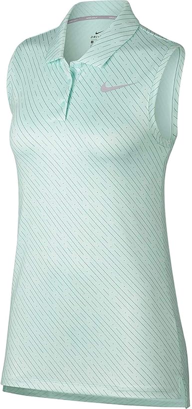 nike women's dry sleeveless golf polo