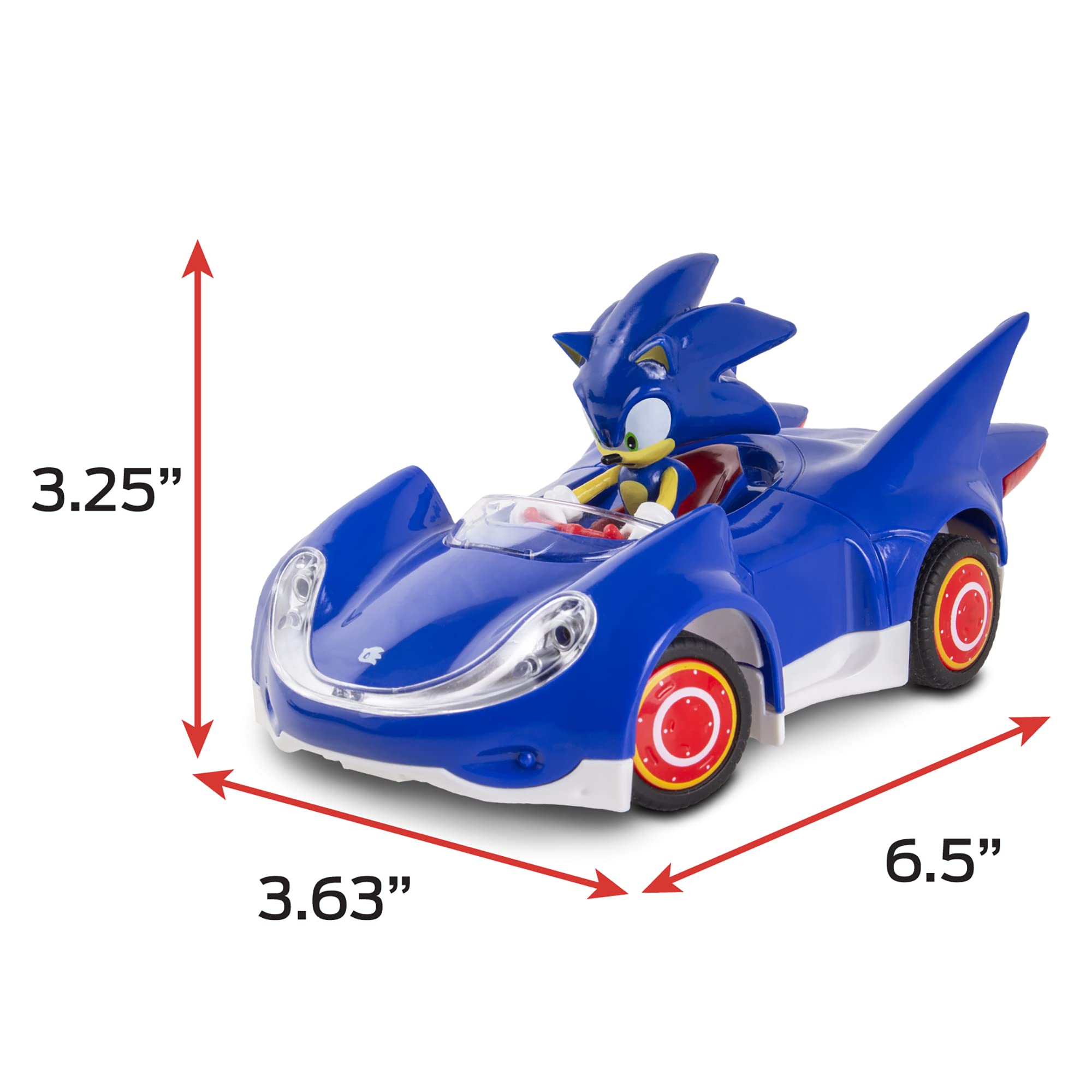 Sonic & Sega All-Stars Racing RC: Sonic - NKOK (681), 1:28 Scale 2.4GHz Remote Controlled Car, 6.5