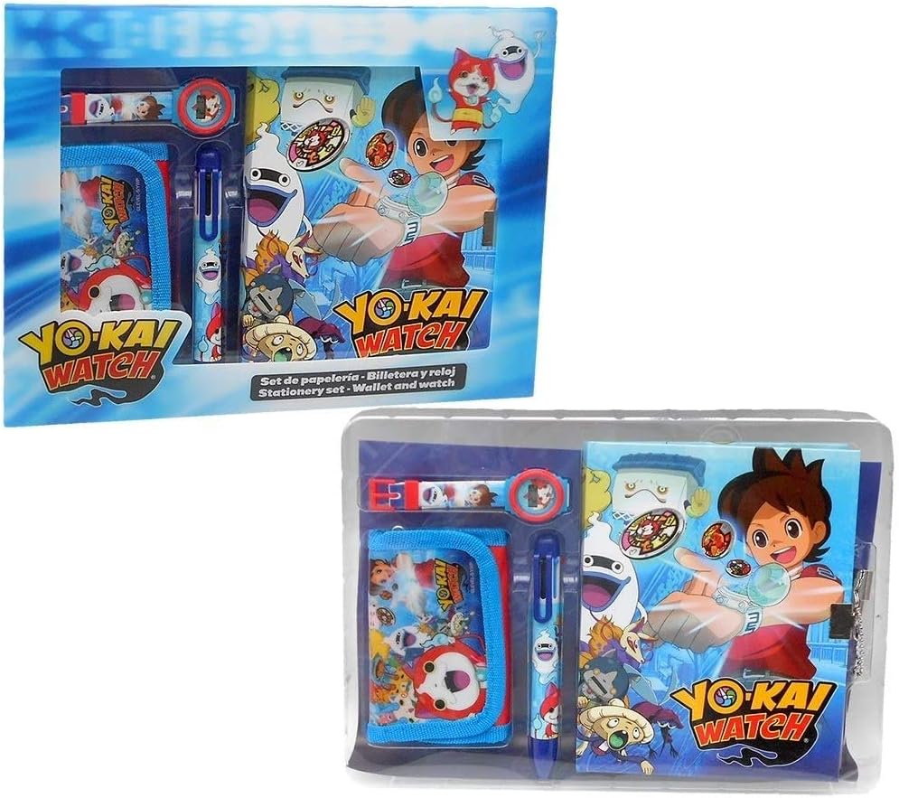 Disney- Yo-Kai Watch Lenticular Stationery Set, YK17013, Precio por 1 Unidad