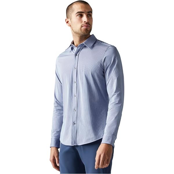 Harriton Men's 6.5 Oz Denim Shirt - 100% Cotton Short-Sleeve Button-Down With Chest Pocket