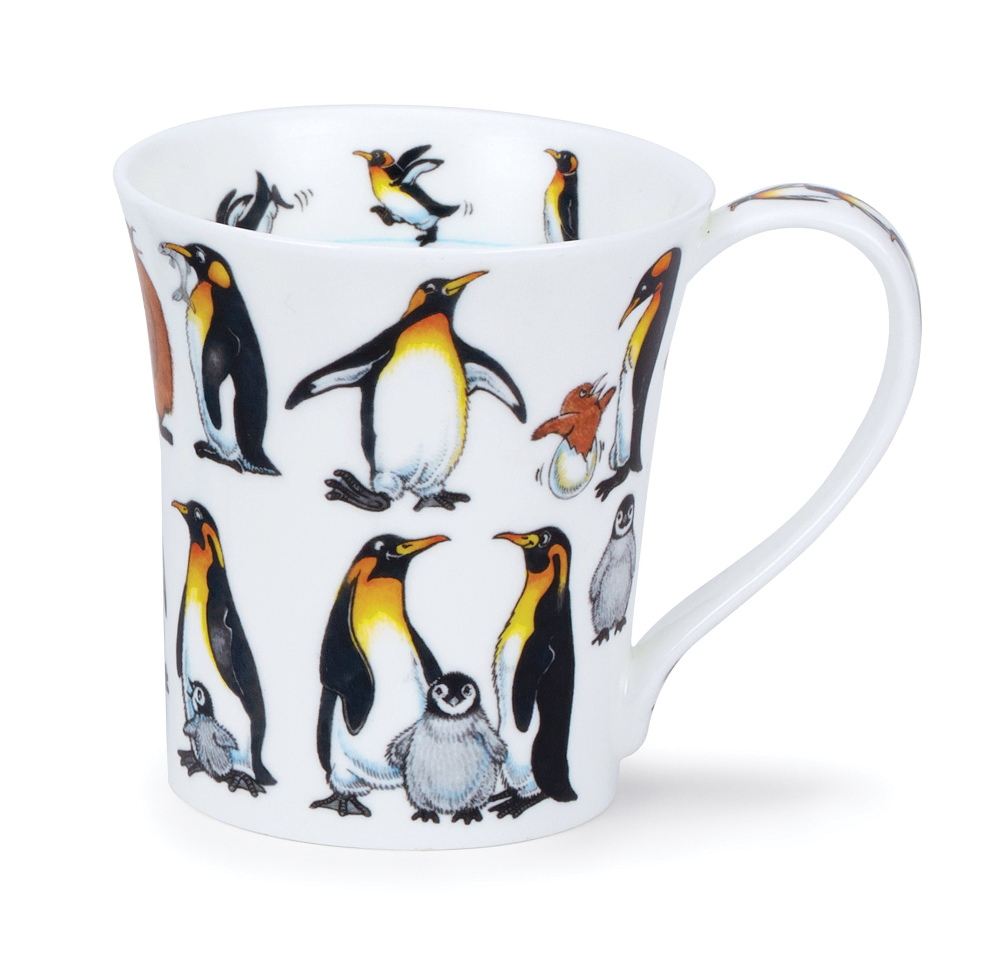 Dunoon Jura Animals Fine Bone China Mug - Made in England (Penguin)